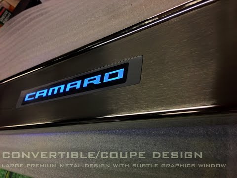 camaro lighted door sills installation
