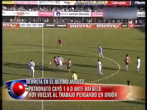 Patronato jugó un gran cotejo pero en la última jugada perdió con Atlético Rafaela