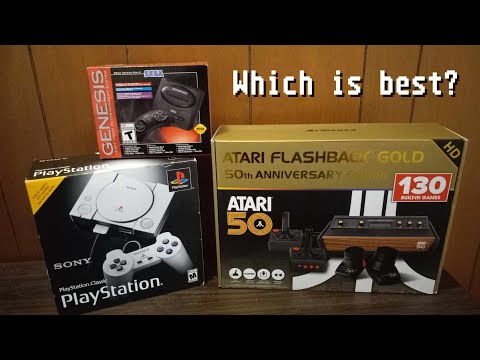 Mini Console Breakdown 2: Playstation, Genesis 2, Atari Flashback 50th Anniversary