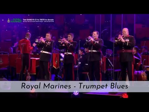Royal Marines Band - TRUMPET SECTION - Trumpet Blues(Harry James)!