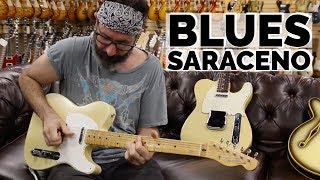 Blues Saraceno playing a 1959 Fender Telecaster Toploader at Norman&#39;s Rare Guitars