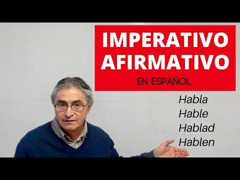 The affirmative imperative in Spanish