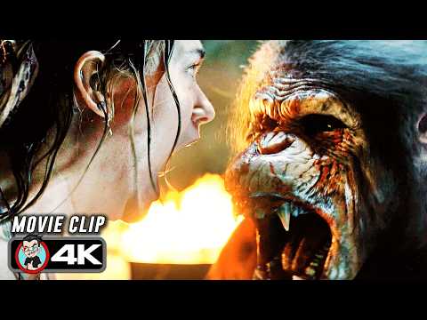 Crazy Beast Vs Humans - Final Fight Scene | PRIMATE (2026) Movie CLIP 4K
