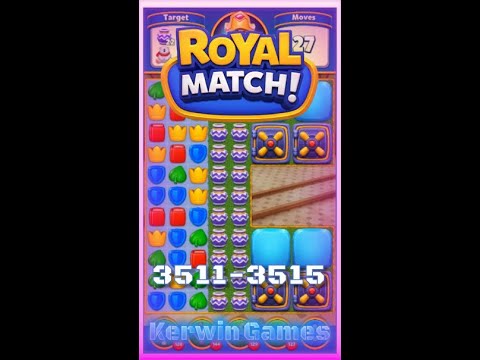Royal Match Level 3511 3512 3513 3514 3515 - No Boosters Gameplay
