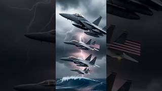4 F-15 Eagles Dancing in a Thunderstorm ⚡