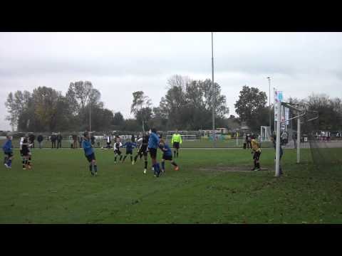 Kolping Boys D3 - Vitesse 22 D2 4de doelpunt  Jaydison 02-11-2013 (4-1)