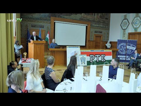 Bajnokok köszöntése a PTE-n