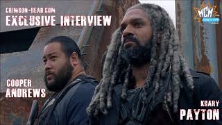 The Walking Dead Interview with Khary Payton & Cooper Andrews video