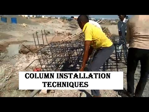 Footing and Column Installation Techniques | watch Video