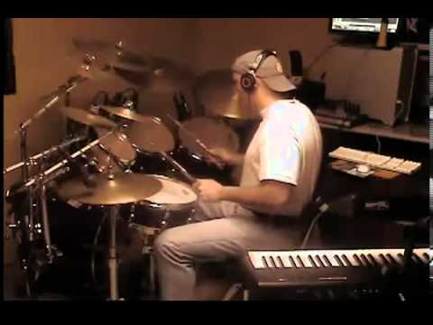 Logic Pro recording, drum solo with flanger.