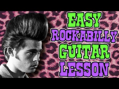 Quick & Easy Rockabilly Guitar Lesson - Ronnie Dawson - The Worryin' Kind ( Tommy Sands )