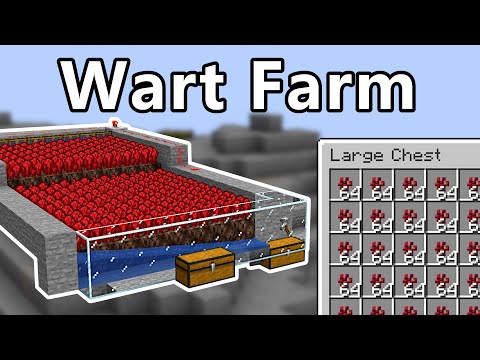Nether Wart Farm | Minecraft 1.20+
