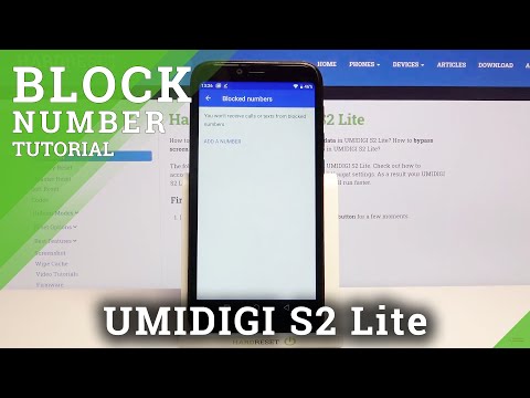 Block Number and Create Blacklist - UMIDIGI S2 Lite