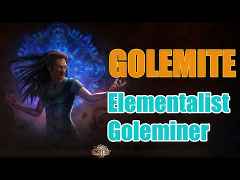 PoE 3.14 Golemite Elementalist Exsanguinate Goleminer Build