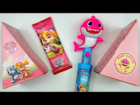 Satisfying Baby Shark Video | Funny Candy ASMR | Marshmallow Lollipop Surprise BoxSweets and Toys 