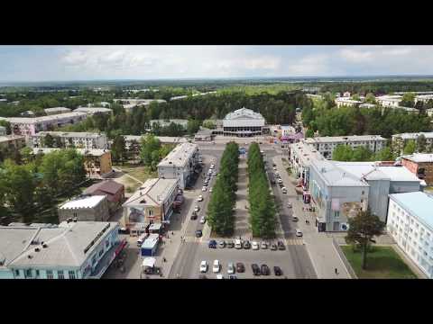 Ангарск с высоты птичьего полета (путешествие по улицам Ангарска)