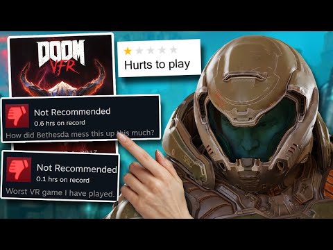 I forced myself to play DOOM VR