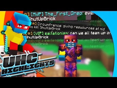 TARGET SHUTUPBRICK - Minecraft UHC Highlights (Hypixel)