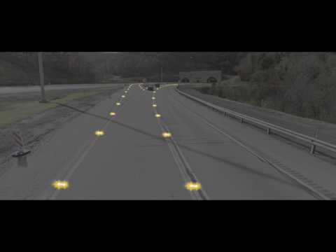 LED Enhanced Counter Flow Lane Control - Simulation