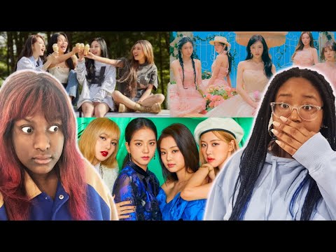NON KPOP FANS DISCOVER KPOP GIRLS - 'BLACKPINK'  'MAMAMOO' 'RED VELVET' Part 2  | THIRST & THEORIES