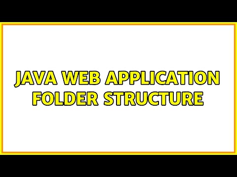 Java Web Application Folder Structure 5 Solutions