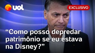 Sem provas, Bolsonaro acusa esquerda por 8 de Janeiro: 'Todo o governo estava na mão do Lula'