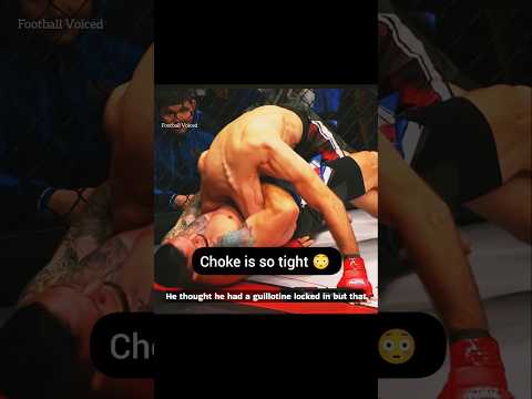 This Von Flue Choke Is BRUTAL 😳 #shorts #mma