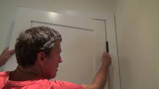 How to Fix Sagging Bathroom Door Made Easy...Part 1