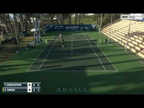 Tallon Griekspoor (NED) vs Ergi Kirkin (TUR) Tenerife challenger Round 1