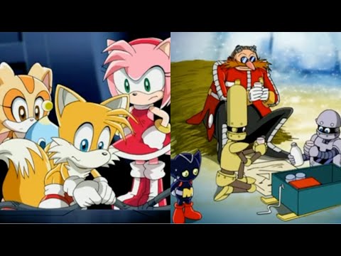 Sonic X Deleted Scenes: Tails Fix The Damage In The Blue Typhoon/Dinner Served In An Igloo