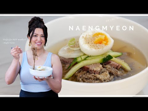 How to make Korean Cold Noodle Soup (Mul-naengmyeon: 물냉면)