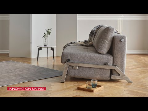 Cubed 02 Sofa Bed w/ Chrome Legs from Innovation Living
