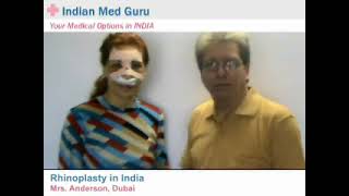 Mrs. Anderson, Dubai patient video testimonial India