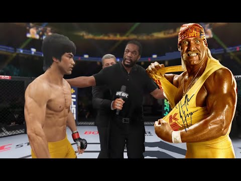 UFC4 Bruce Lee vs Hulk Hogan EA Sports UFC 4