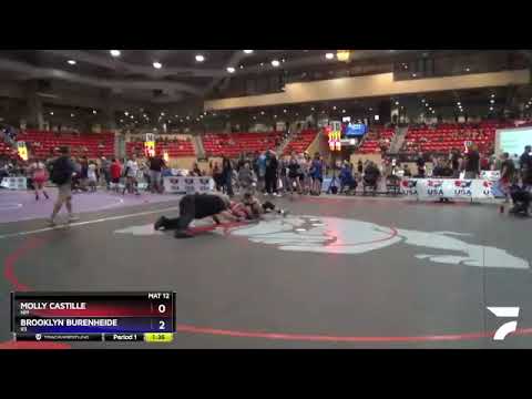 127 Lbs Round 1 - Molly Castille, NM Vs Brooklyn Burenheide, KS Dcd4