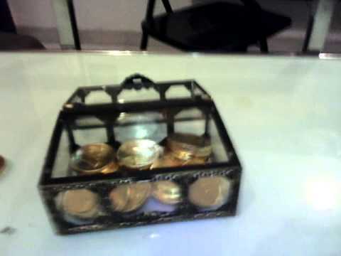 Chocolate Coin Treasure box.
