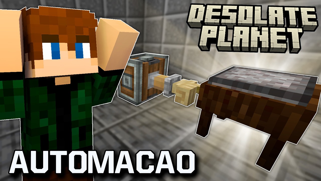 AUTOMAÇÕES LIBERADAS!! Automatizei a SIEVE!!! - Minecraft Desolated Planet E08 (1.20)
