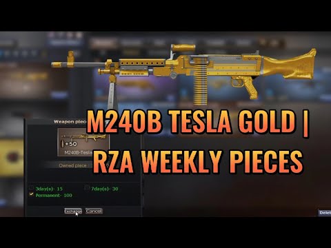 Crossfire PH 3.0 | OBTAINING M240B TESLA GOLD PERMANENT | RZA WEEKLY PIECES
