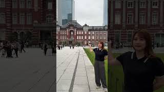 東京駅と周辺を撮影（旅行者の音声が入ってしまいましたが何といっているのでしょうか）