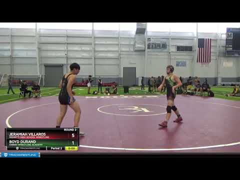 HARD LUCK 131-133 Jeramiah Villaros Righetti High School Wrestling Vs Boyd Durand Hawaii Wrestling