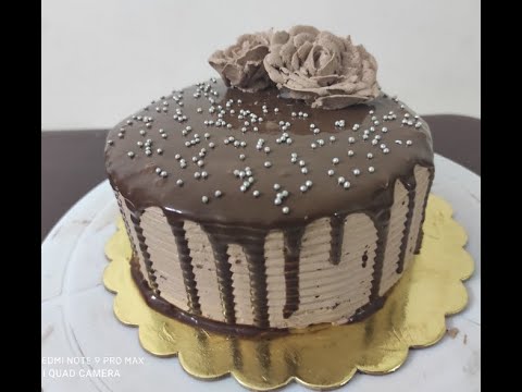 Eggless Dutch Chocolate Cake | Birthday Cake | Ruchira