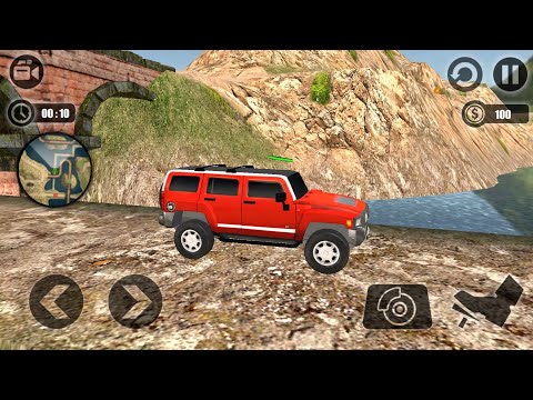 Offroad SUV 4x4 Drive Simulator Impossible Prado Car Driving Uphill Road - Android GamePlay
