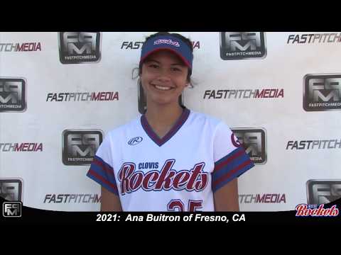 2021 Ana Buitron Shortstop and Third Base Softball Skills Video - Clovis Rockets