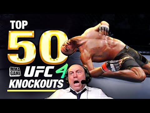EA SPORTS UFC 4 - TOP 50 UFC 4 KNOCKOUTS - Community KO Video ep. 07 featuring Joe Rogan!