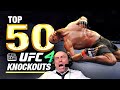EA SPORTS UFC 4 - TOP 50 UFC 4 KNOCKOUTS - Community KO Video ep. 07 featuring Joe Rogan!