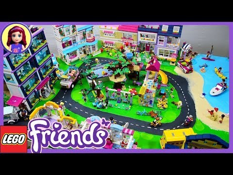 Lego Heartlake City Walkthrough Tour - Homemade Custom for Minidolls & Friends DIY Tabletop
