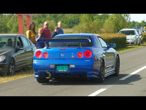 JDM Cars Leaving Japfest 2023 - Accelerations & Powerslides !