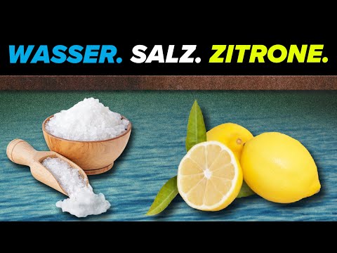 WARUM TRINKT JEDER WASSER + ZITRONE + SALZ? 💧🍋🧂