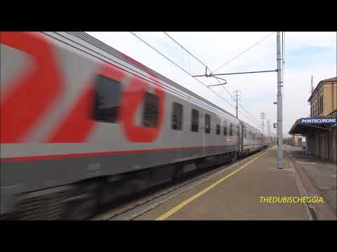 TRENO RUSSO IN TRANSITO VELOCE A PONTECURONE. (AL) SAB. 8 - 2 -  2020.