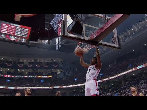 Raptors Highlights: Anunoby's Baseline Slam - May 1, 2018
